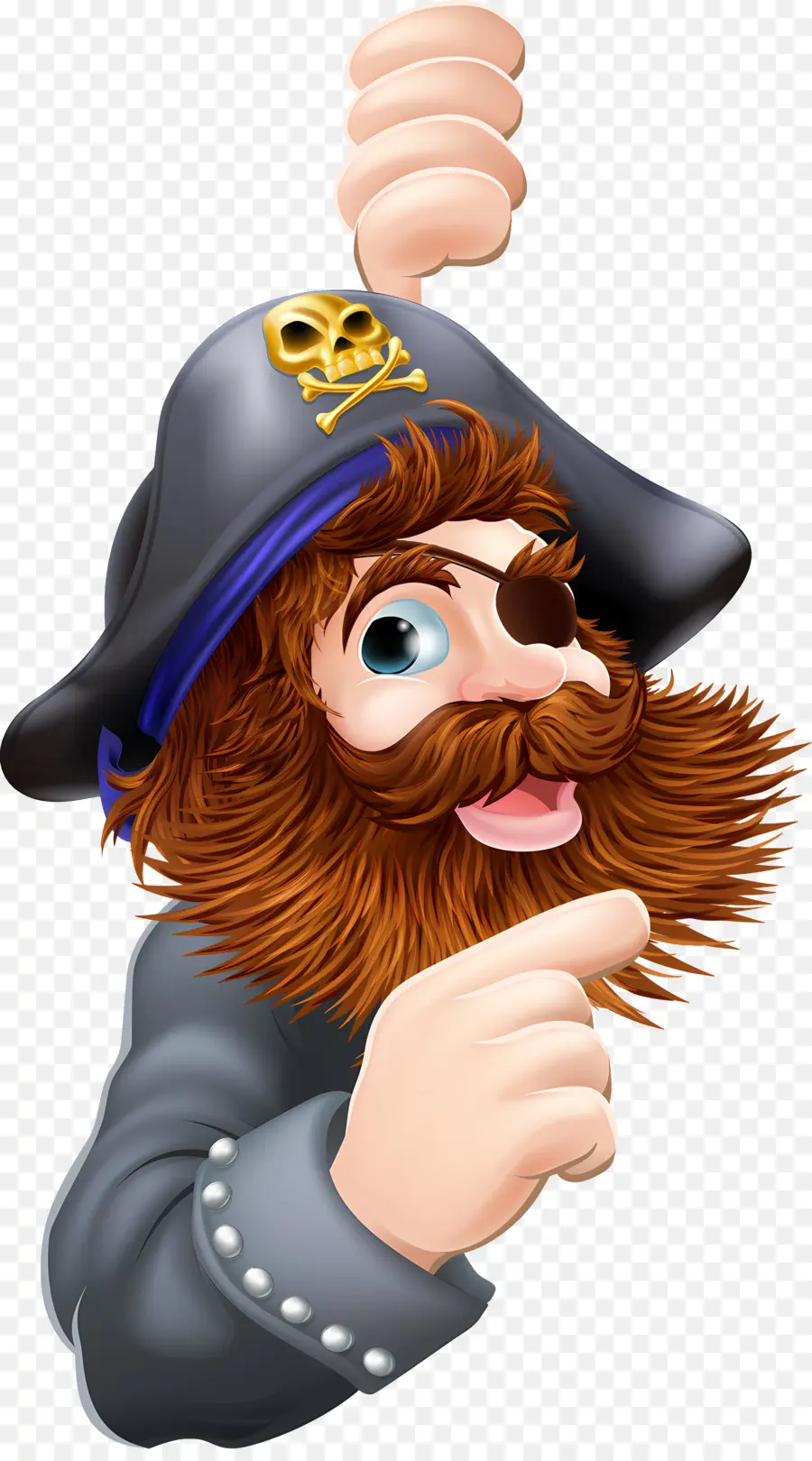 Pirata，Barba PNG