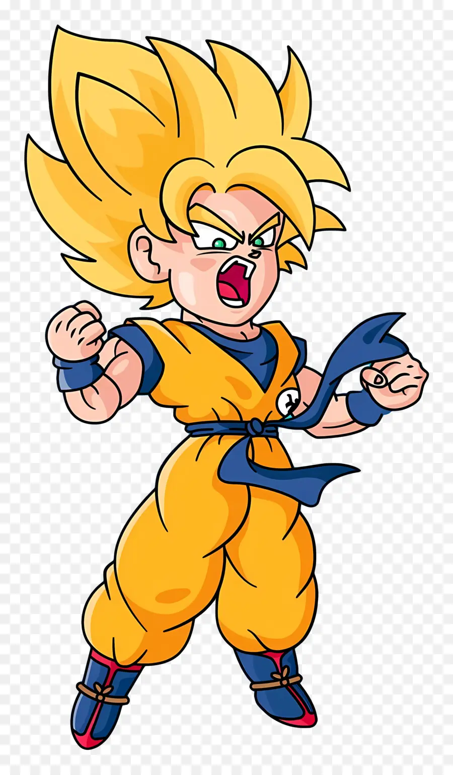 Goku Super Saiyajin，Personagem De Desenho Animado PNG