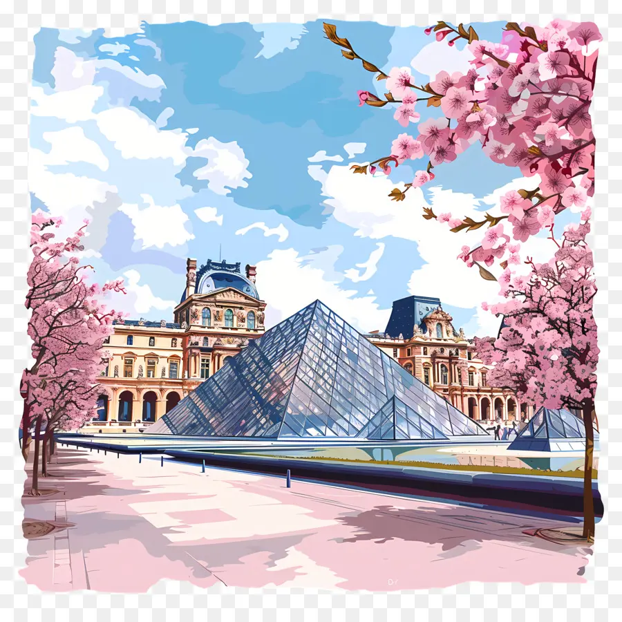 Museu Do Louvre，Pirâmide PNG