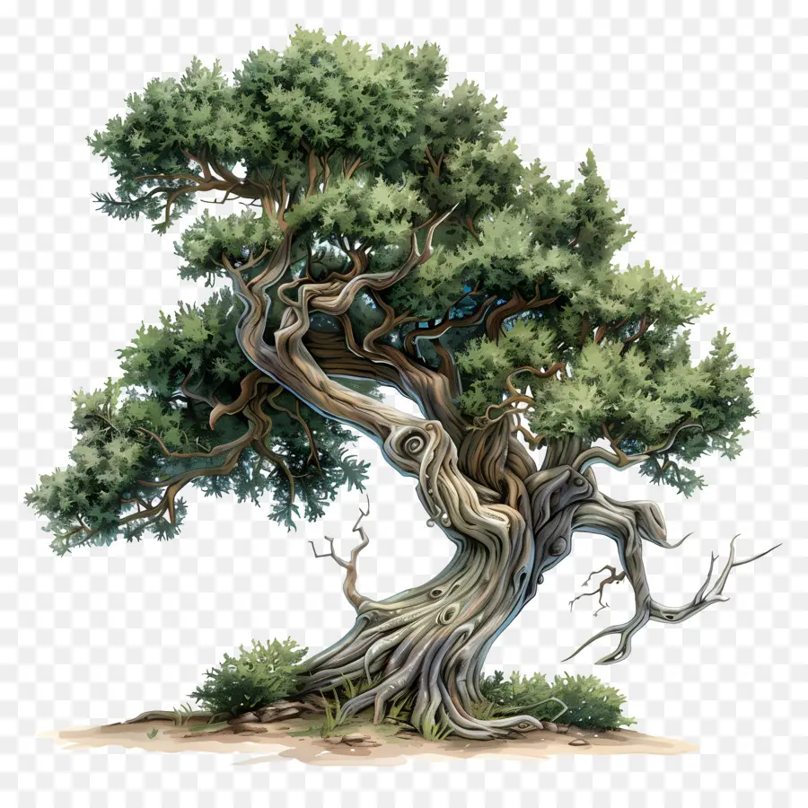Juniper Tree，árvore De Raízes PNG
