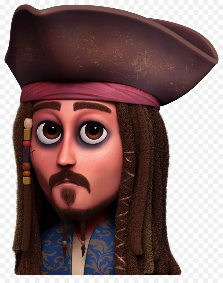 O Capitão Jack Sparrow，Pirata PNG