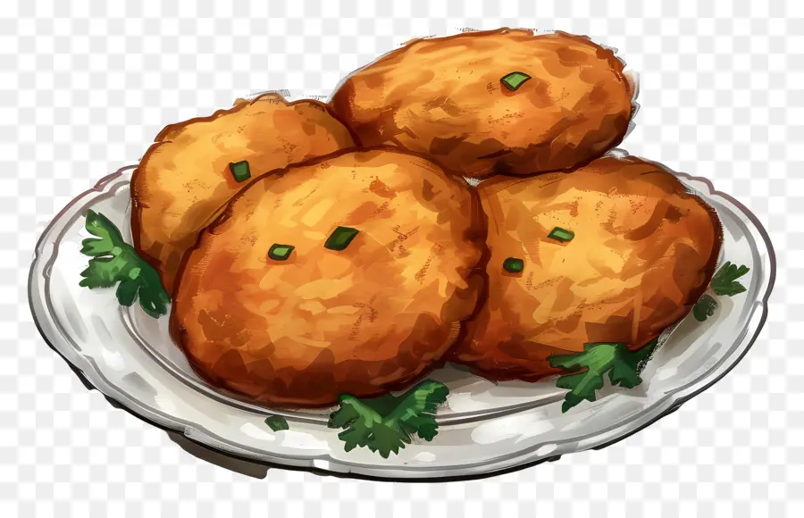 Batata Vada，Bolinhos Fritos PNG