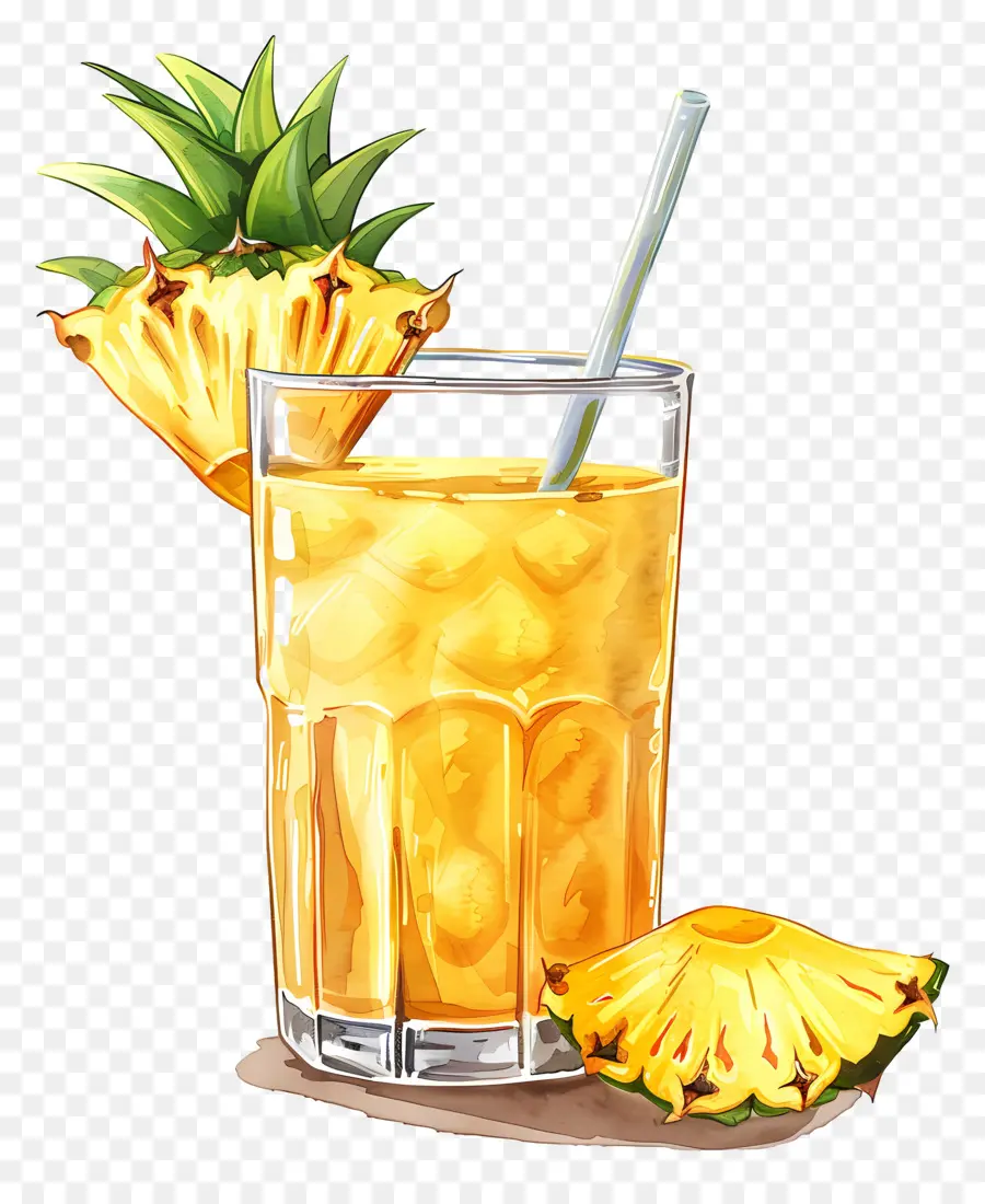 Pinapple Suco，Suco De Abacaxi PNG