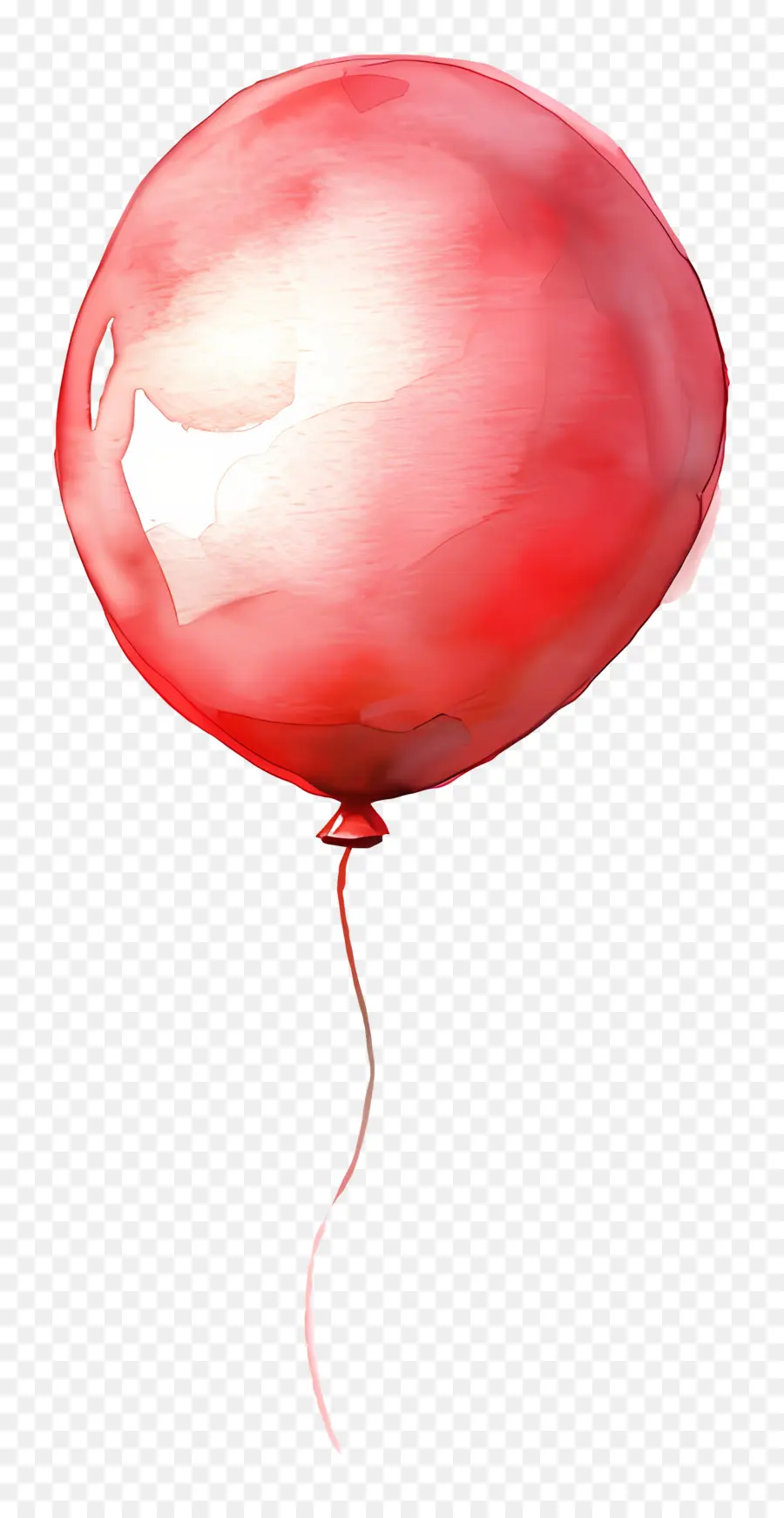 Balão único，Balão Vermelho PNG