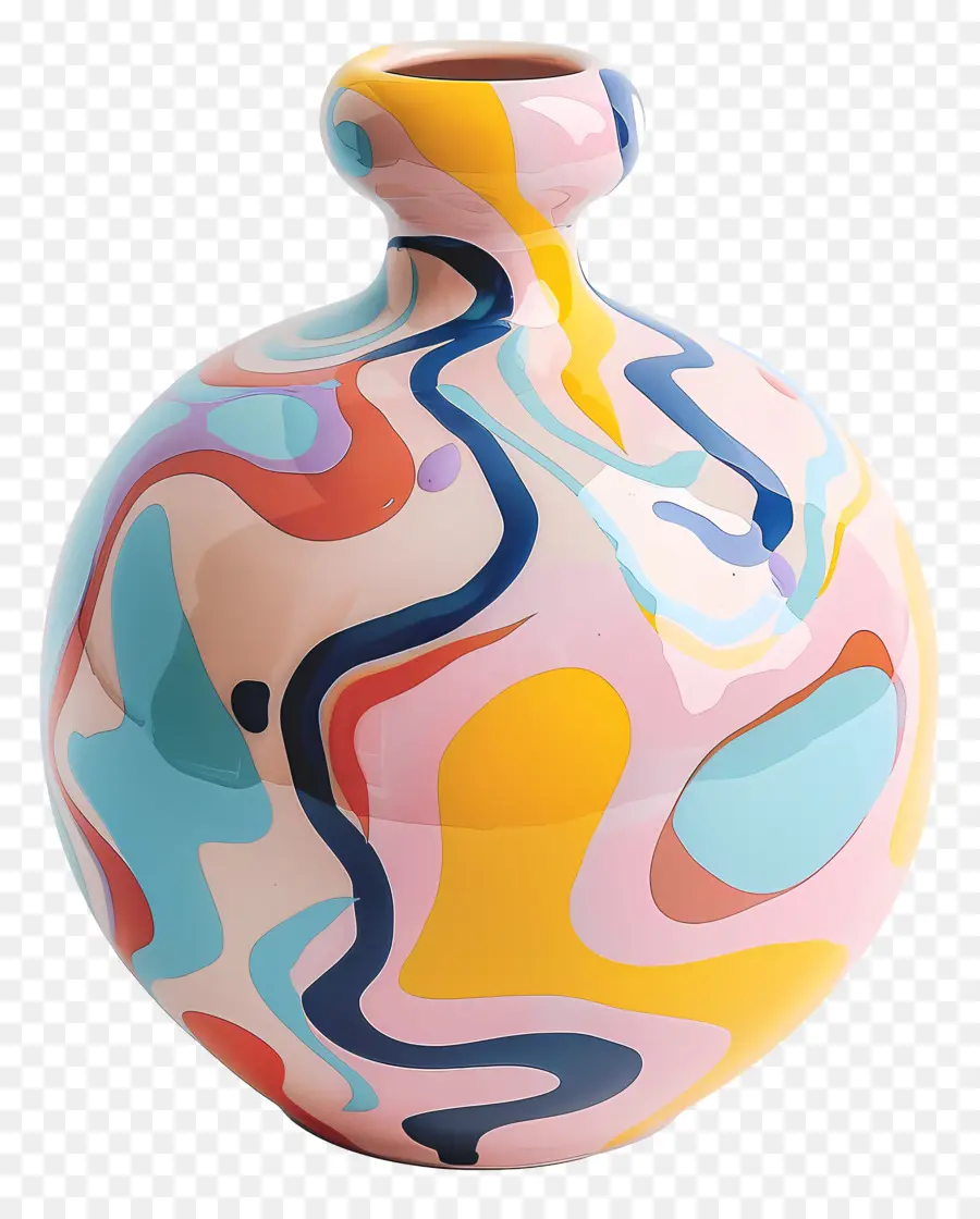 Vaso De Cerâmica，Vaso Abstrato PNG