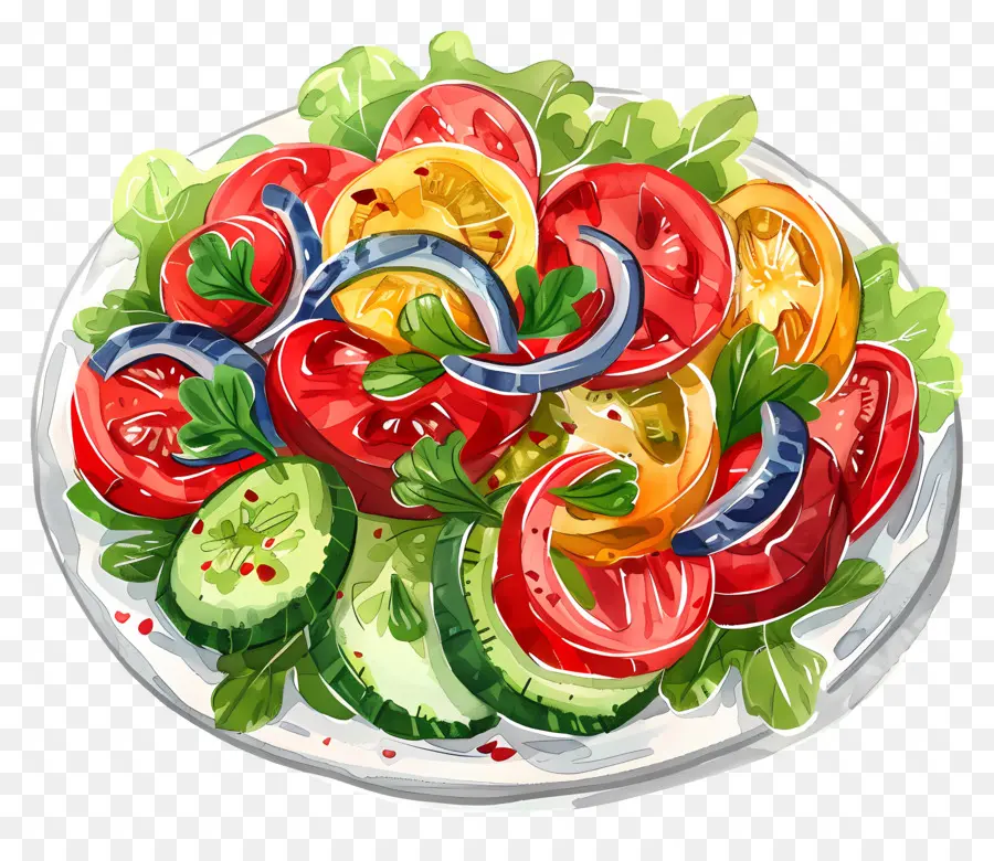 Salada Vegetariana，Salada PNG