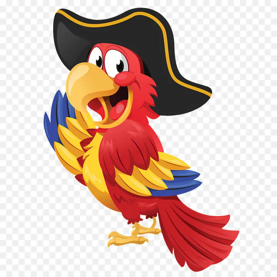 Papagaio De Pirata，Cartoon Papagaio PNG