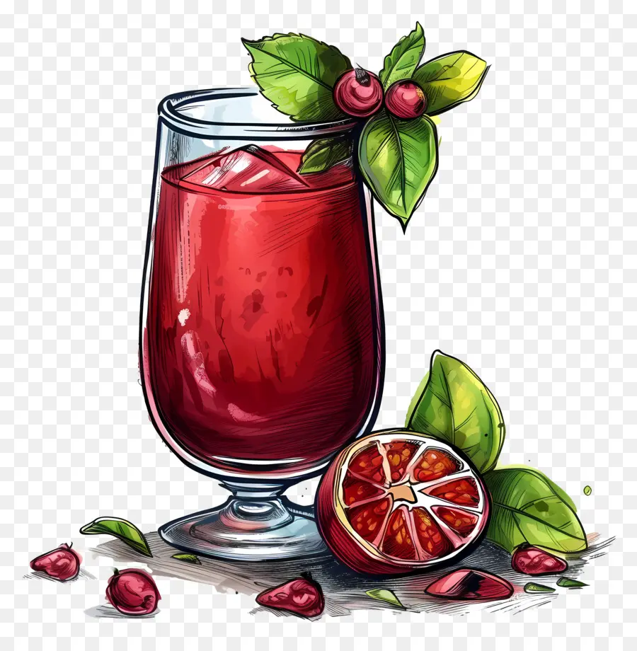 Suco De Kokum，Bebida De Fruta PNG