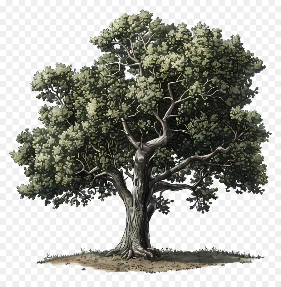 Hickory Tree，Oak Tree PNG