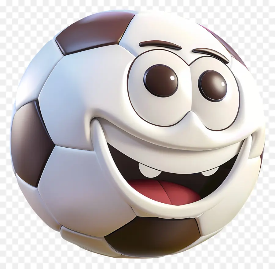 Bola De Desenho Animado 3d，Bola De Futebol PNG