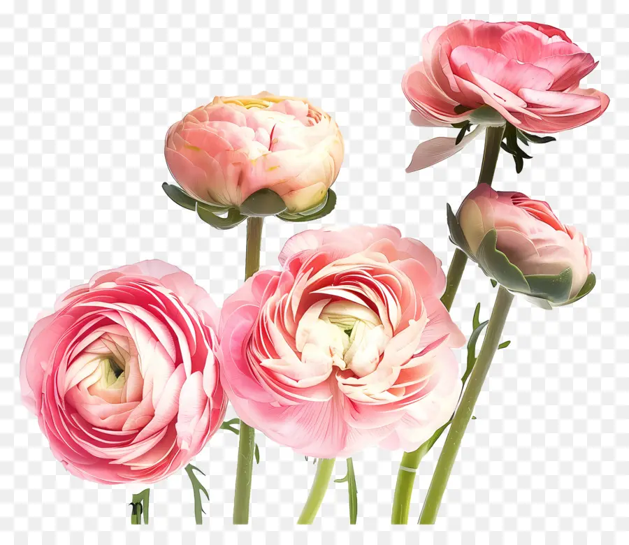 Feliz Aniversário Mãe，Rosas Cor De Rosa PNG