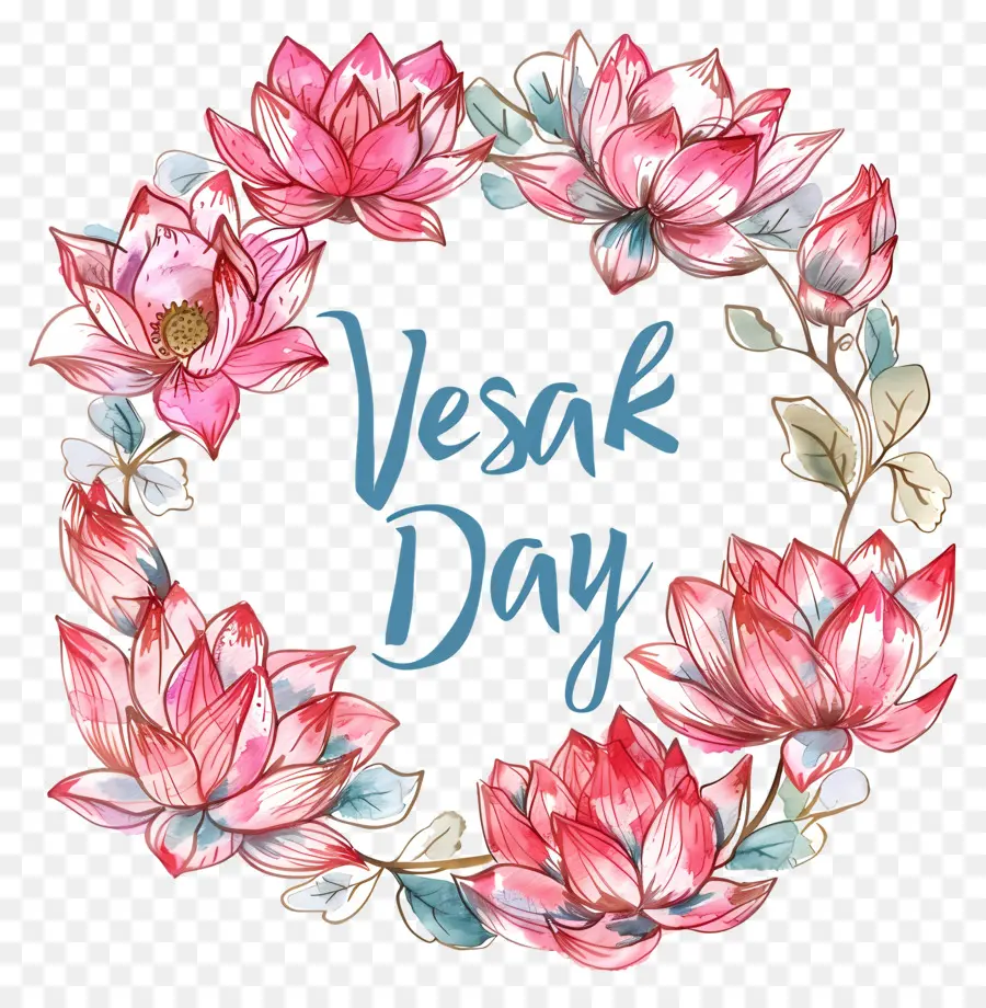 O Dia De Vesak，A Grinalda PNG