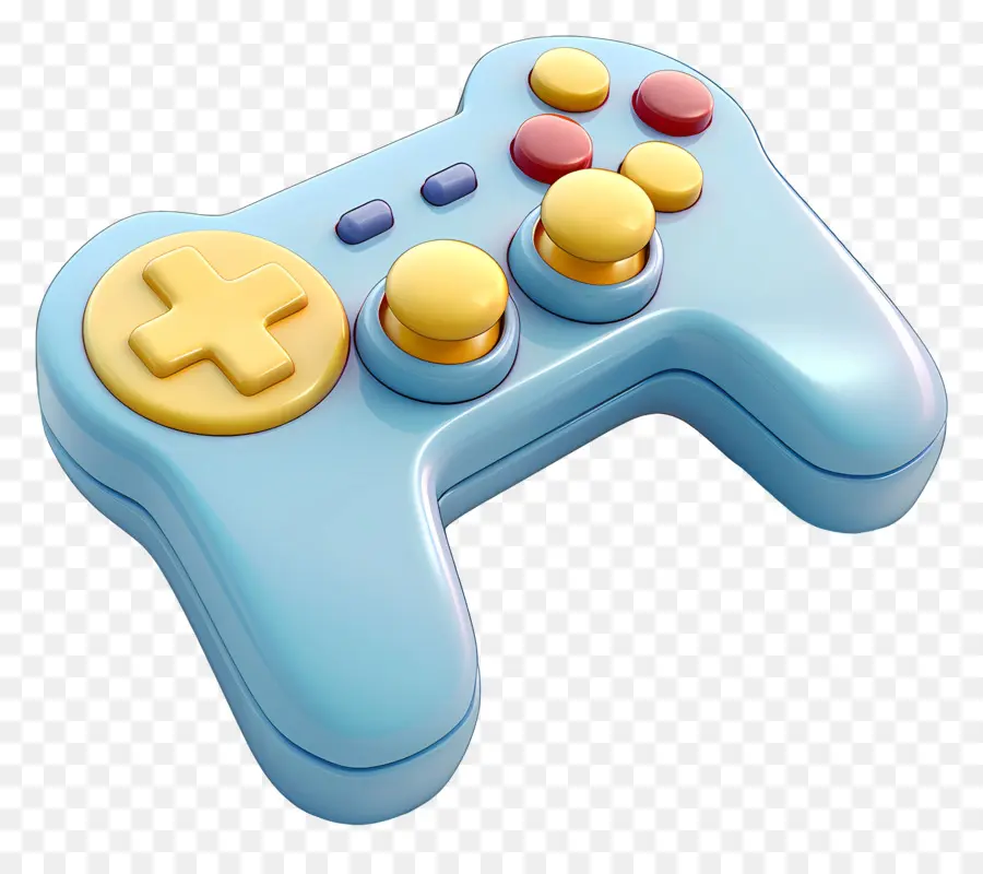 Controlador De Jogo，Controlador De Videogame Azul PNG