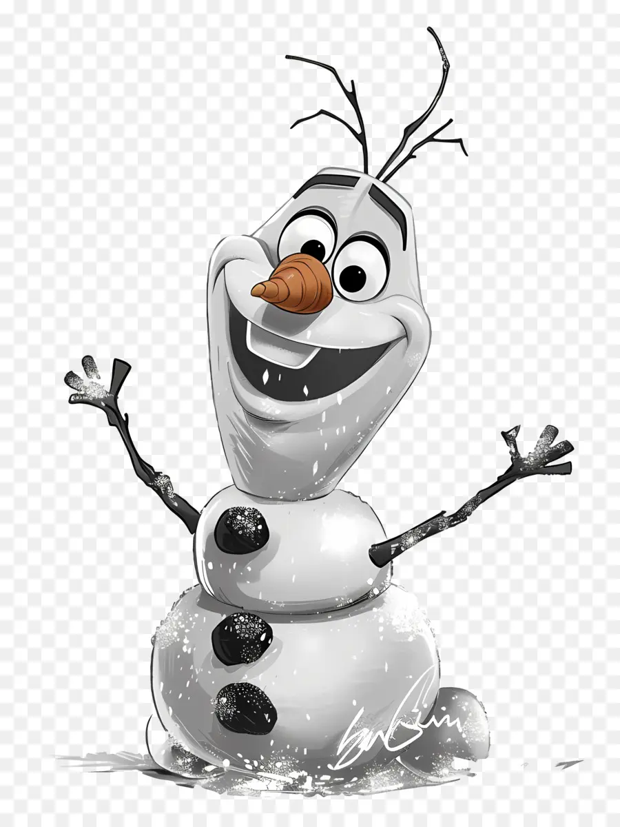 Olaf，Personagem De Desenho Animado PNG