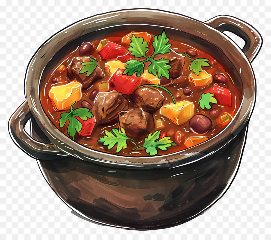 Goulash，Ensopado De Carne PNG