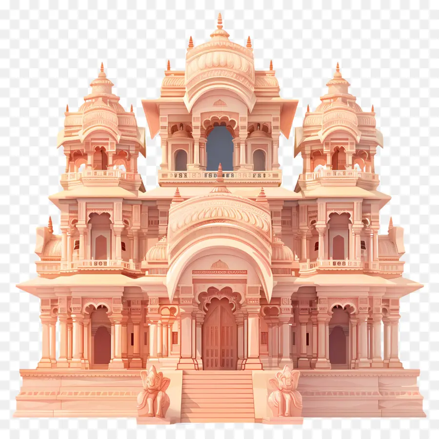 Ram Mandir，Arquitetura Do Templo PNG