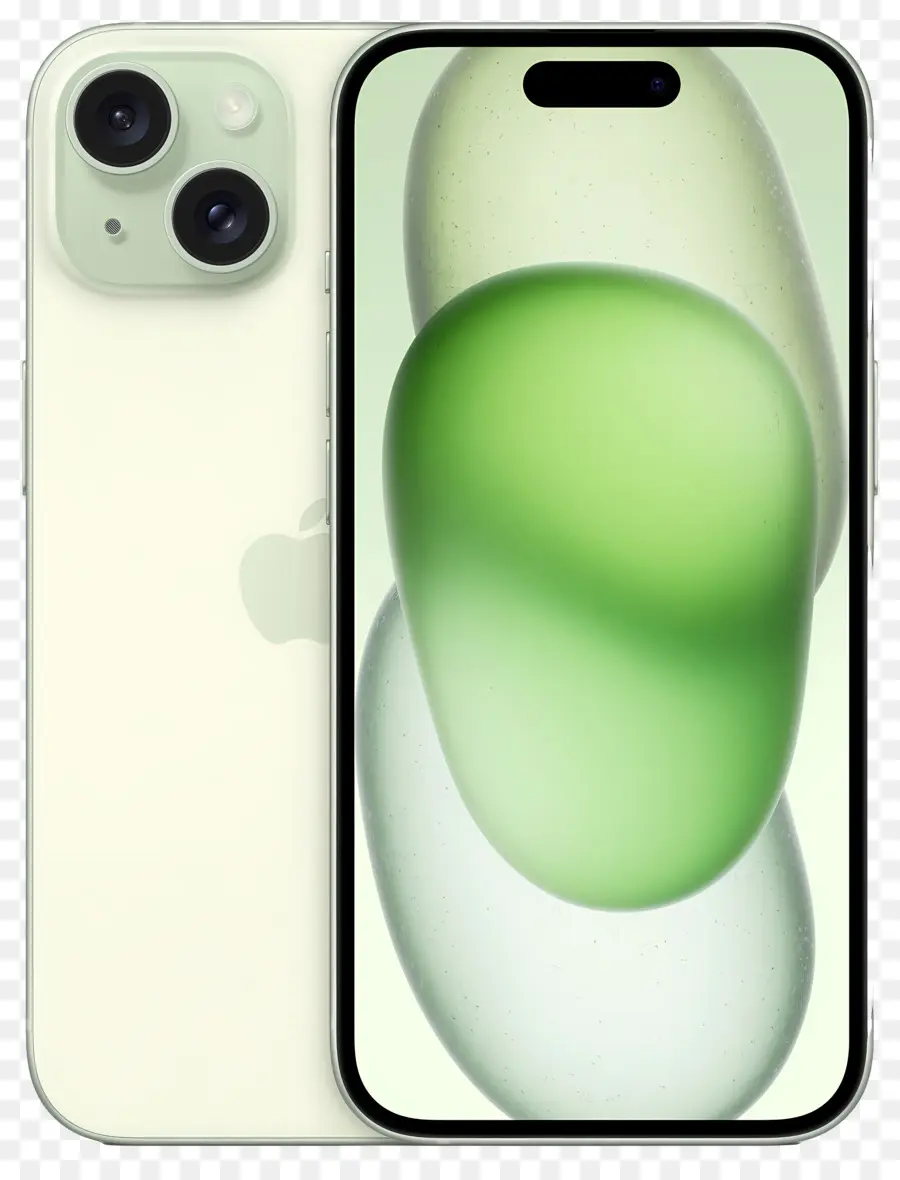 Iphone 15，Maçã Verde PNG