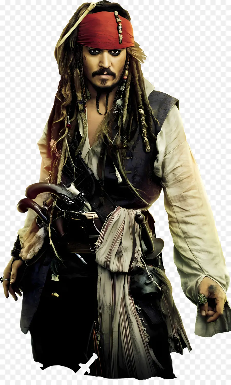 O Capitão Jack Sparrow，Pirata PNG