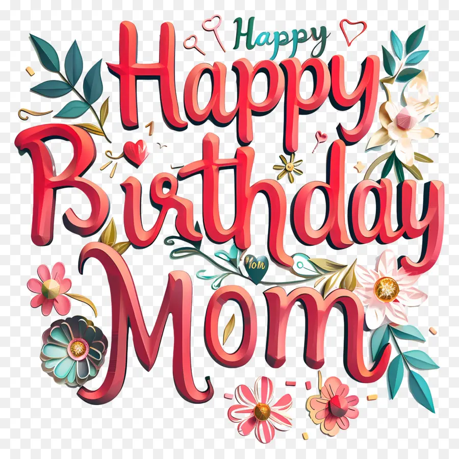 Feliz Aniversário Mãe，Cartão De Aniversário PNG