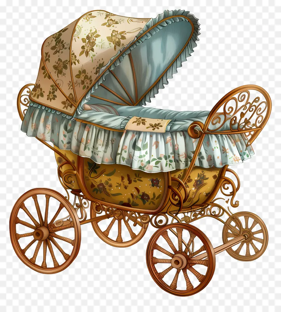 Berço，Baby Carriage PNG