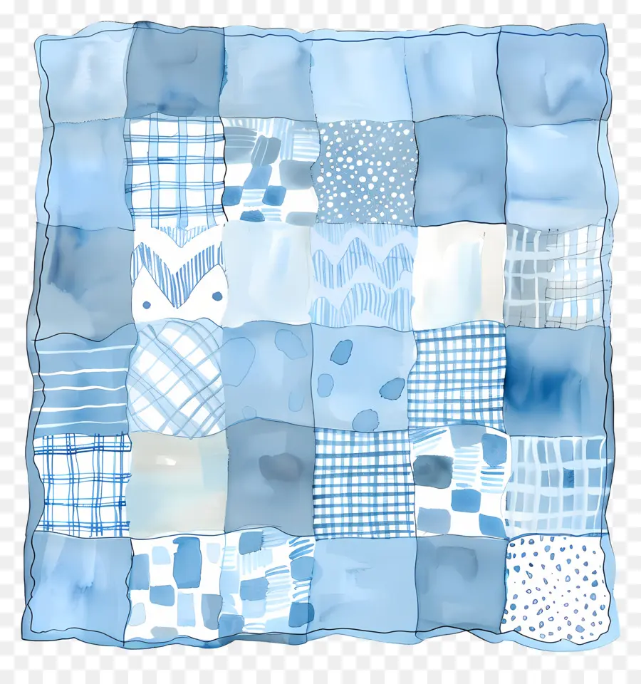 Cobertor Do Bebê，Colcha Azul PNG