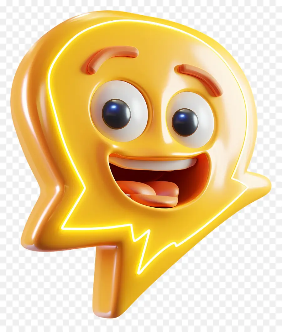 Desenho Animado 3d，Emoji Sorridente PNG