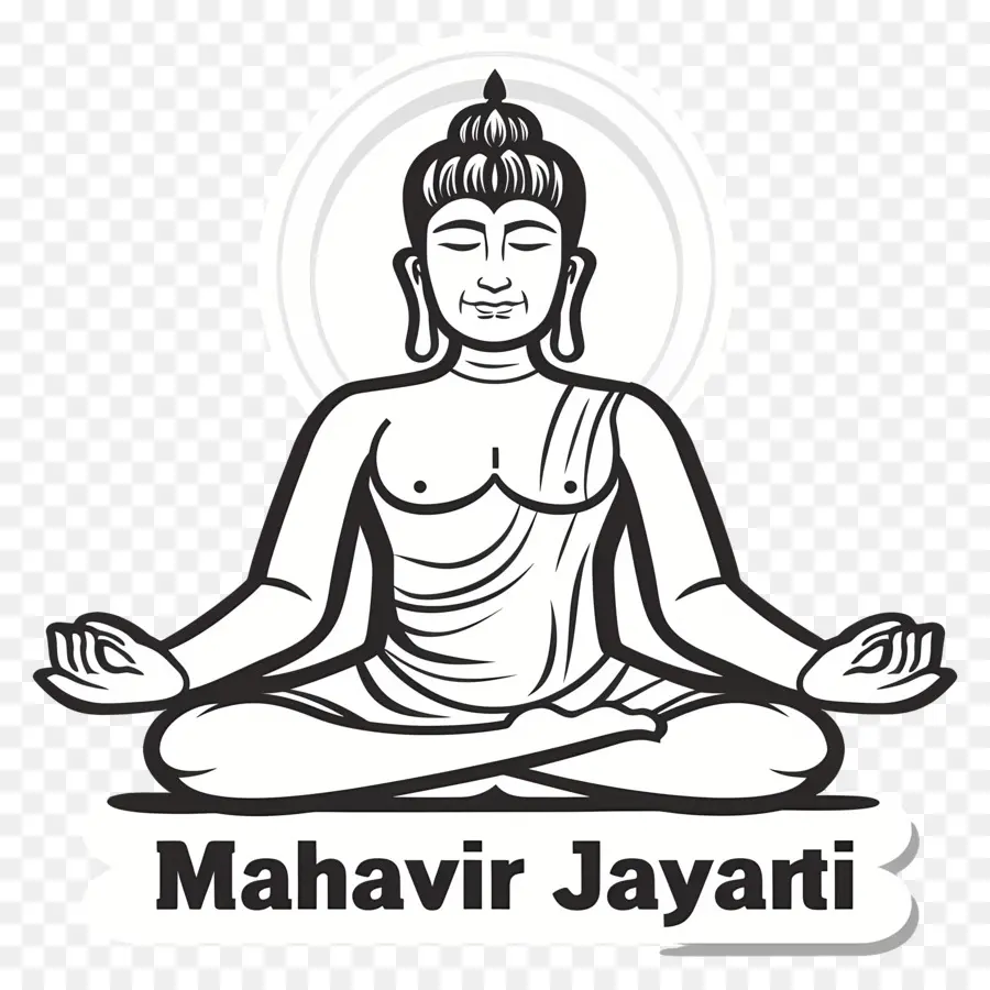 Mahavira Jayanti，Estátua Budista PNG