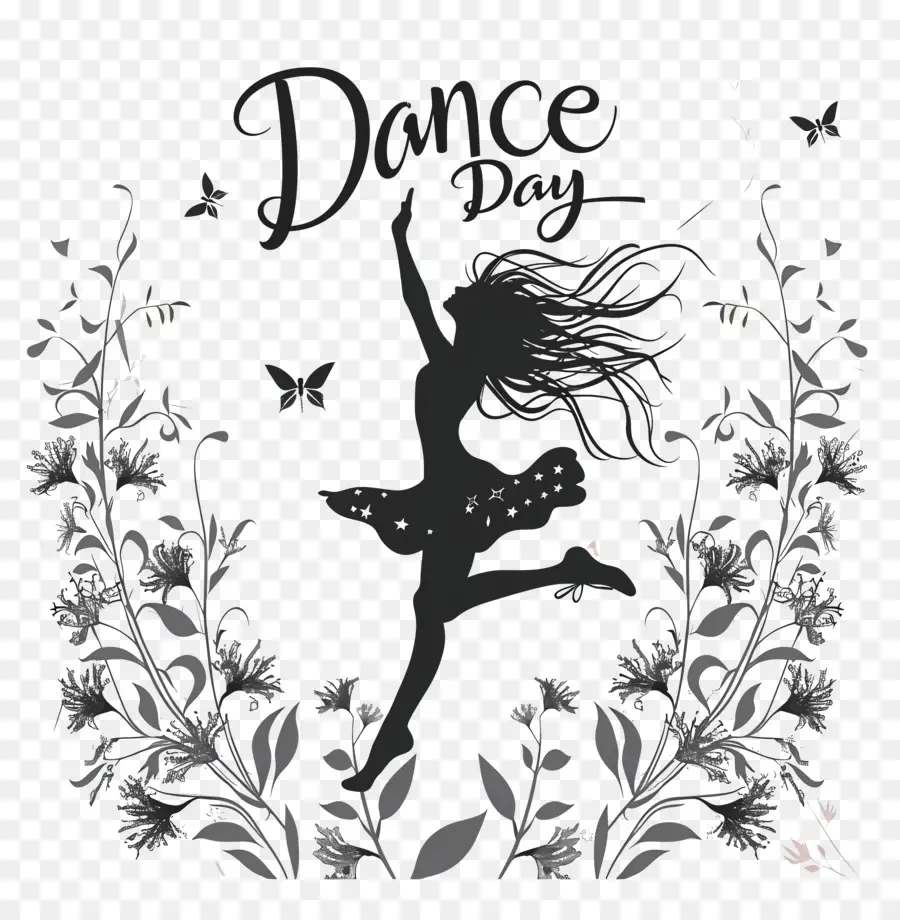 Dia Mundial Da Dança，Silhueta PNG