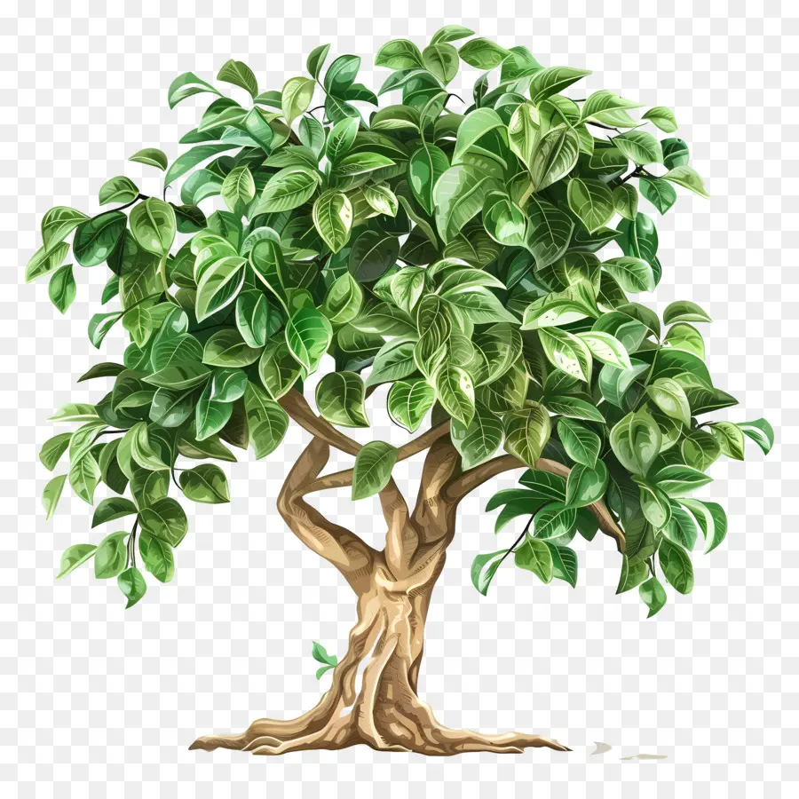 árvore De Ficus，árvore Verde PNG