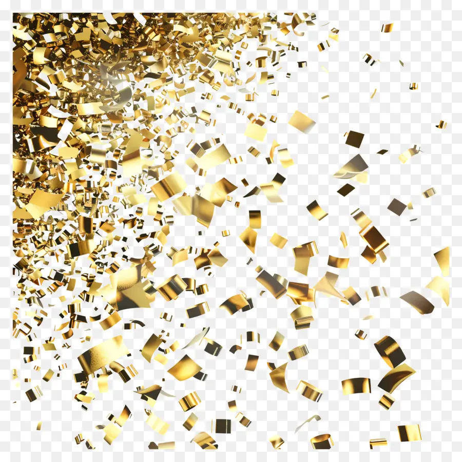 Ouro Confete，Celebração PNG