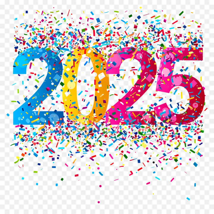 Ano Novo 2020，Confete PNG