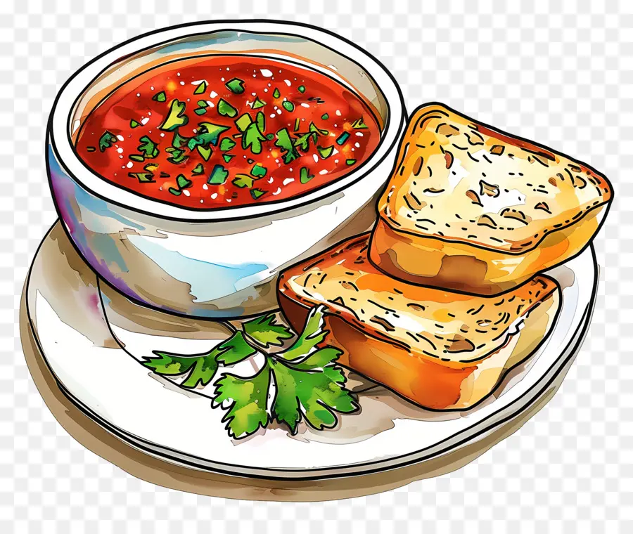 Pav Bhaj，Sopa De Tomate PNG