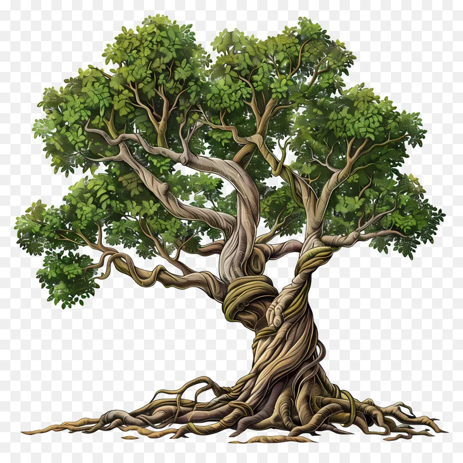 árvore Bodhi，árvore Antiga PNG