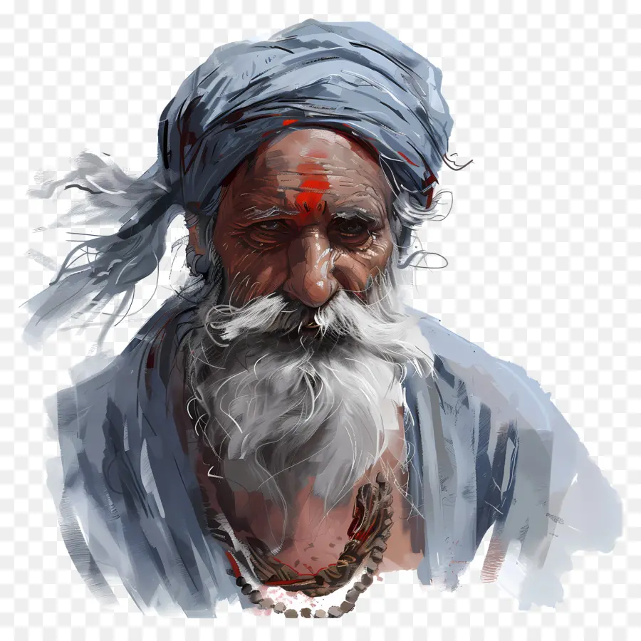 Velho Indiano，Homem PNG