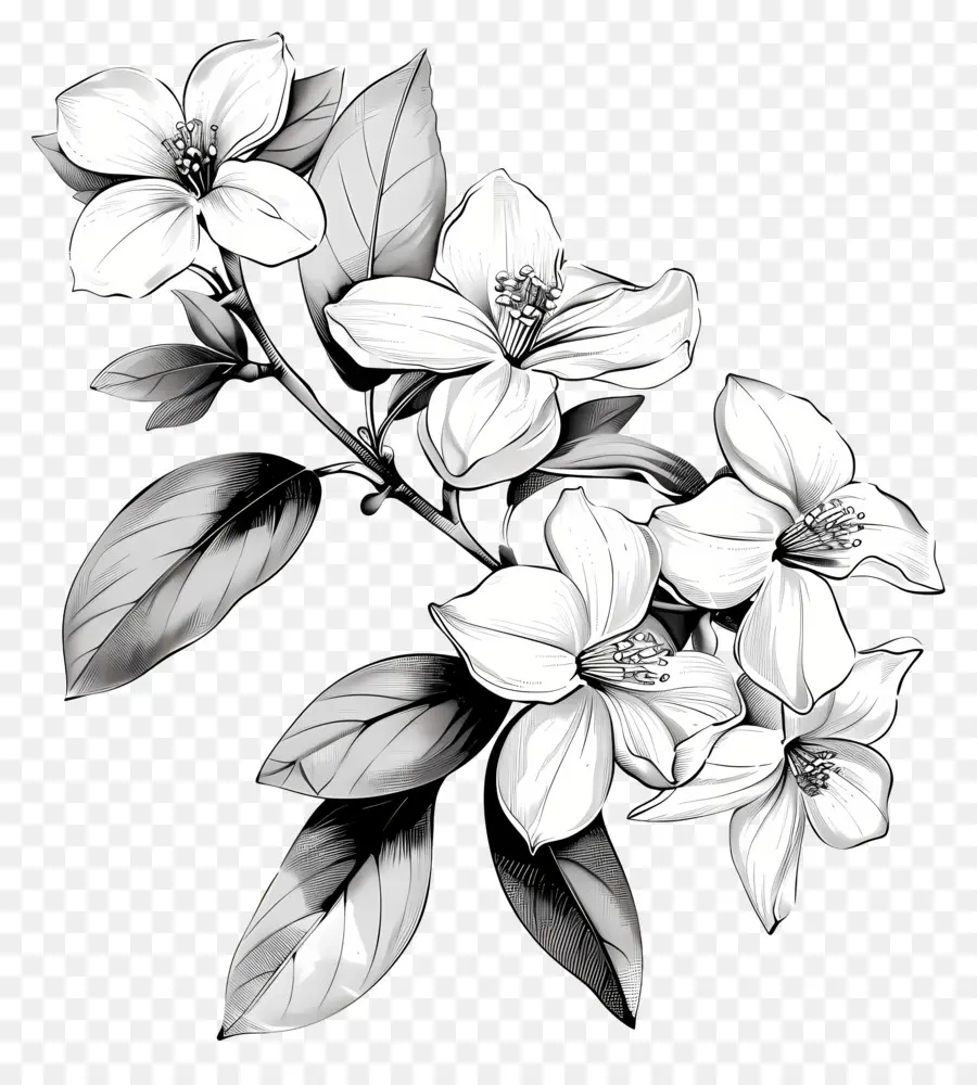 Jasmim Branco，Flores Brancas PNG