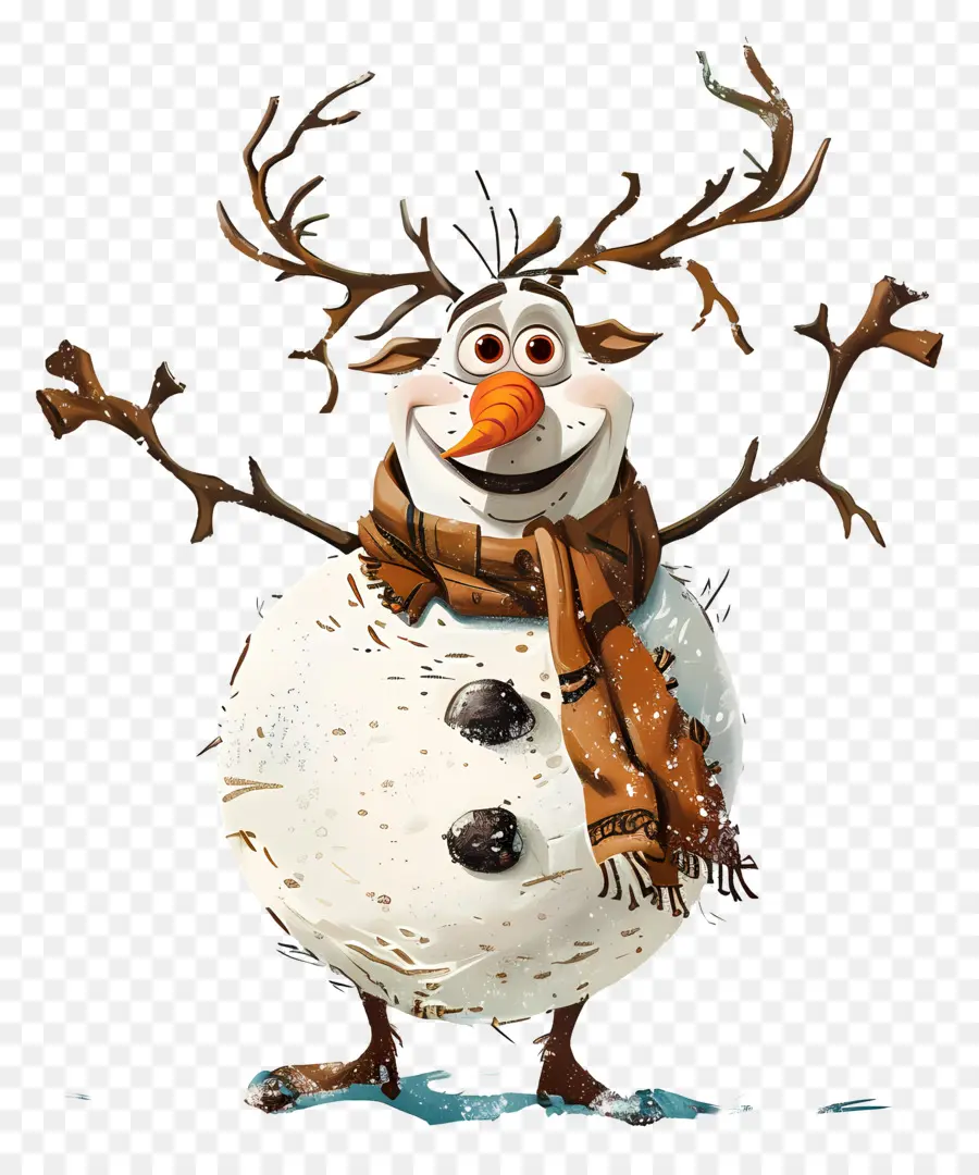 Olaf，Boneco De Neve PNG