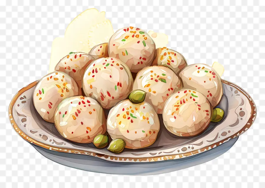 Rava Ladoo，Bolinhos PNG