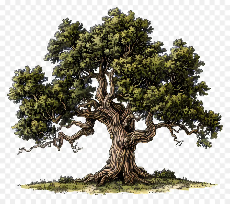 Oak Tree，Grande Do Porta Malas PNG