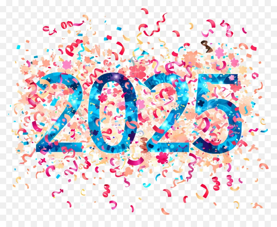 Ano Novo 2025，Celebração PNG