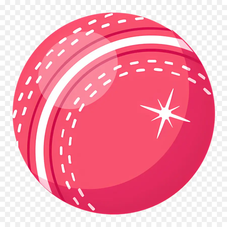 Cricket，Bola De Críquete Rosa PNG