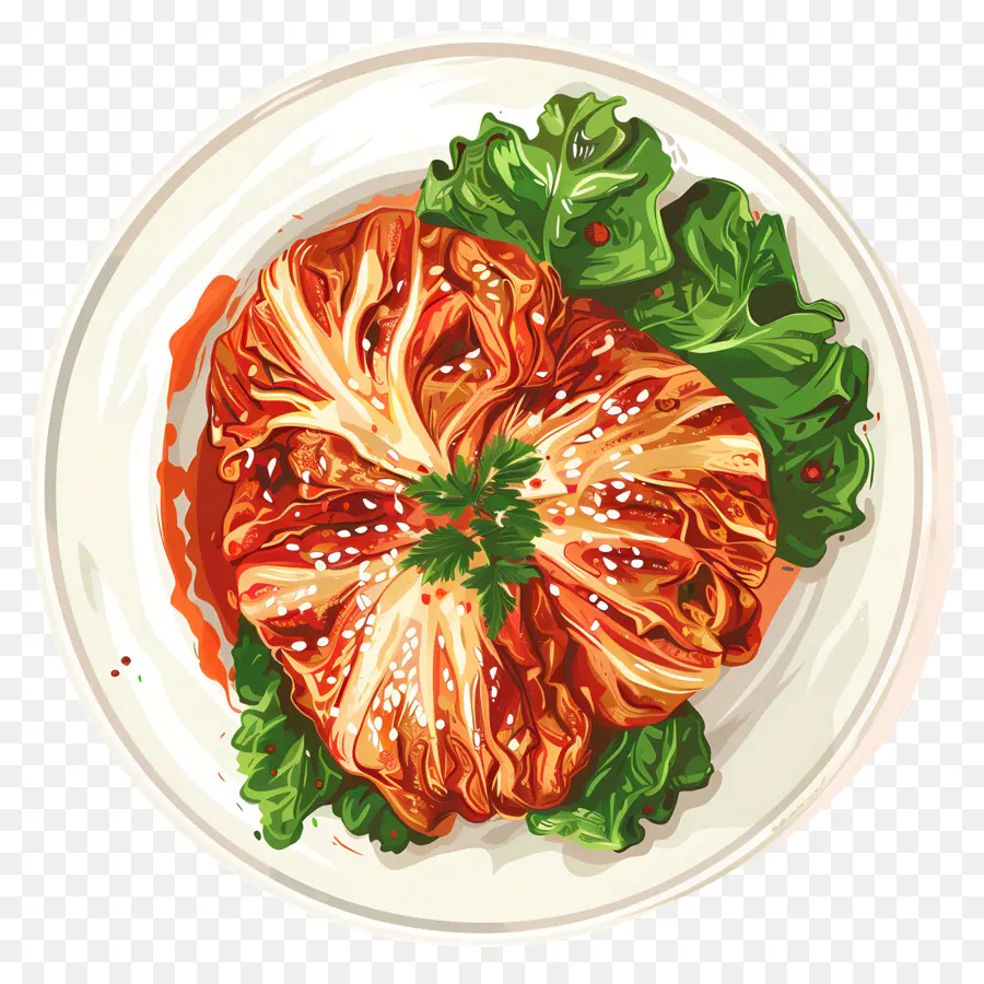 Kimchi，Alimentos Arte PNG