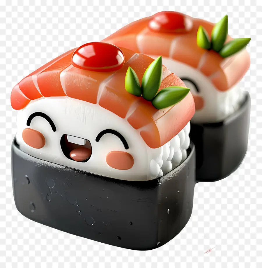 Comida De Desenho Animado 3d，Sushi PNG