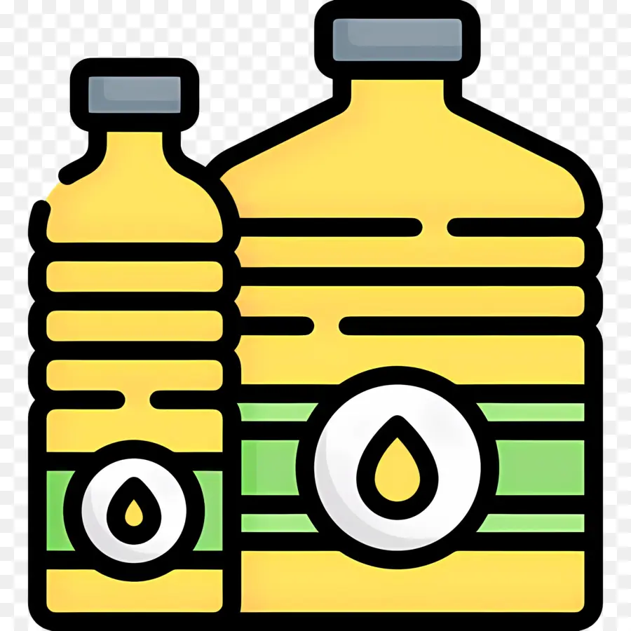 óleo De Cozinha，Frasco Amarelo PNG