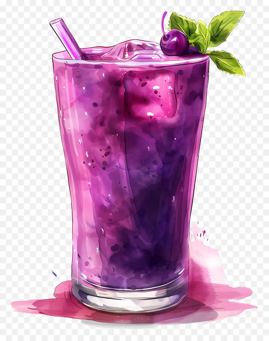 Solkadhi Drink，Smoothie Roxo PNG