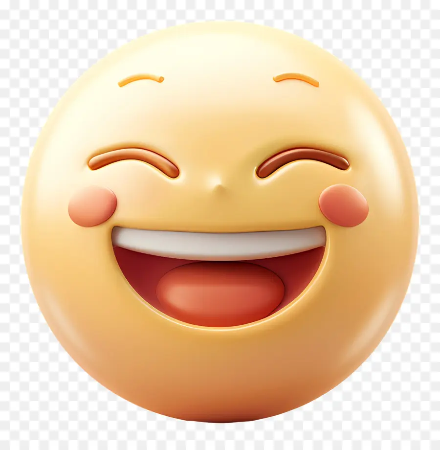 Rindo Emoji，Emoji Sorridente PNG