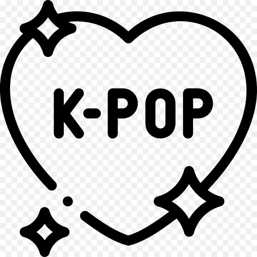 K Pop，Coração PNG