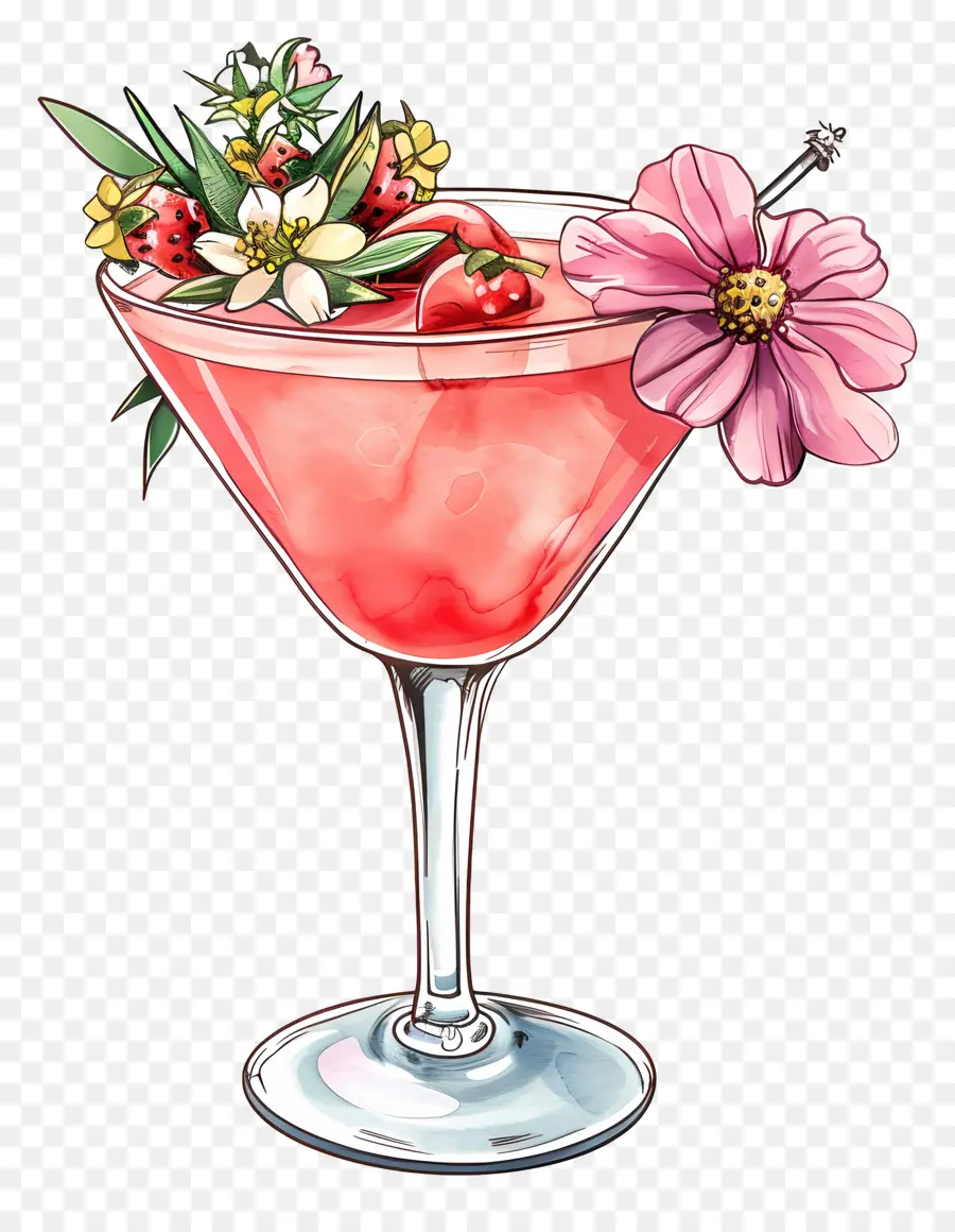 Bebida Pumptini，Bebida Cor De Rosa PNG