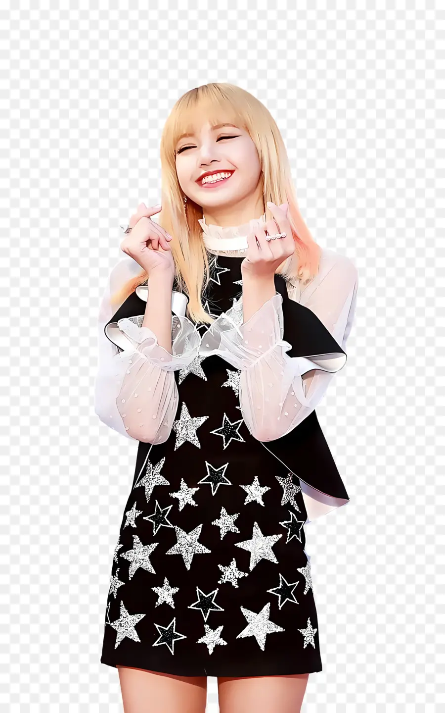 K Pop，Vestido Estrelado PNG