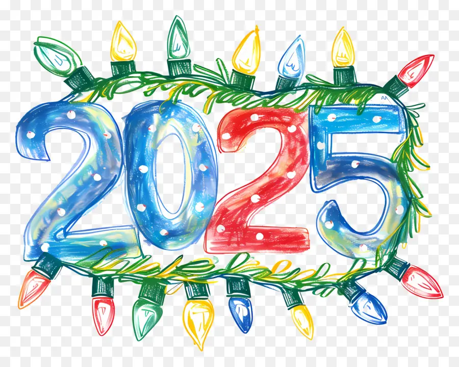 Ano Novo 2025，Ano Calendário PNG