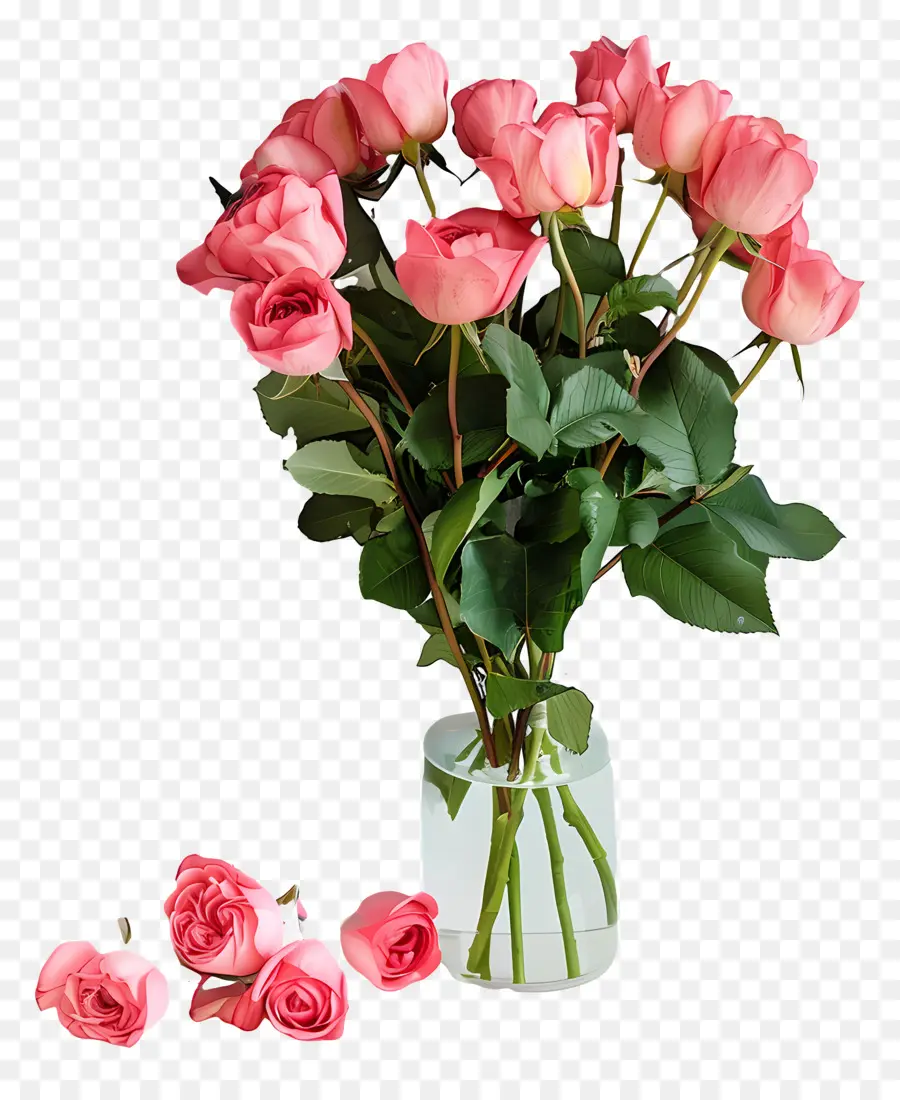 Dia Das Mães，Rosas Cor De Rosa PNG